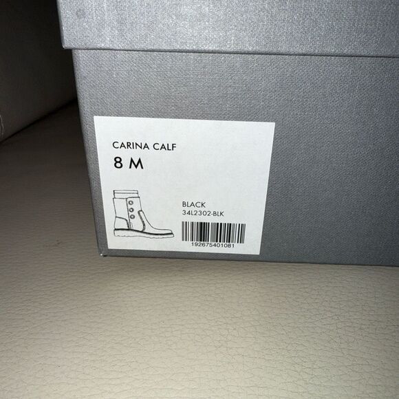 Aquatalia Carina Calf Boots Size 8M with Side Snap Closure , Black - Picture 11 of 11